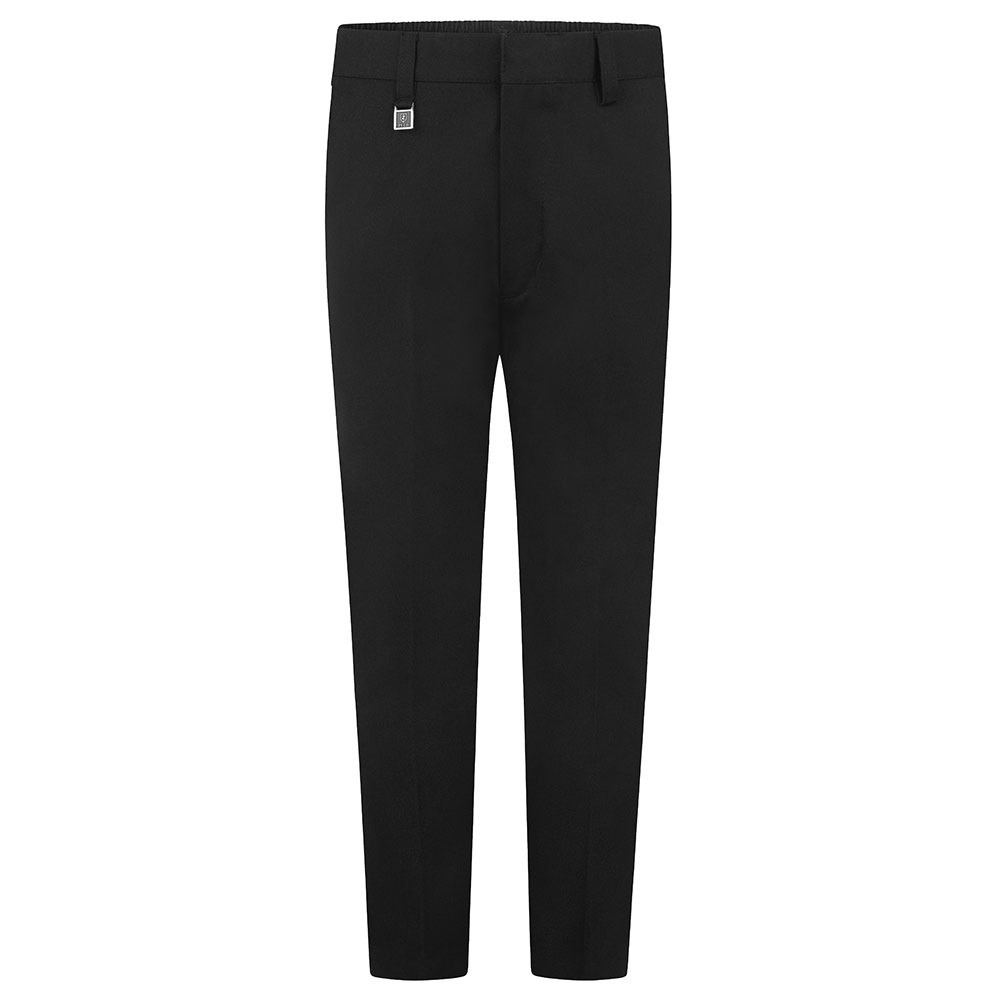 Black Slim Fit Boys Trousers